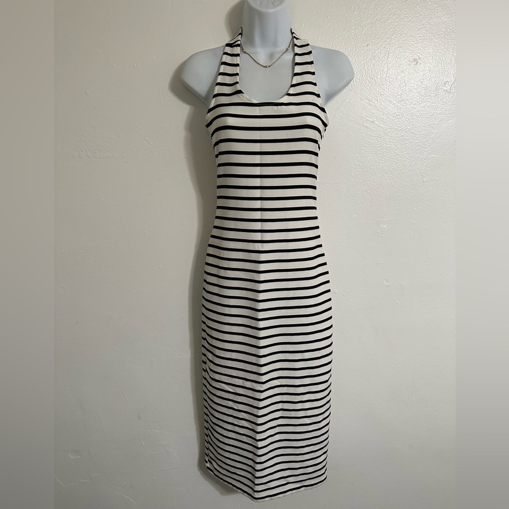 NEW ZARA Maxi Striped Dress